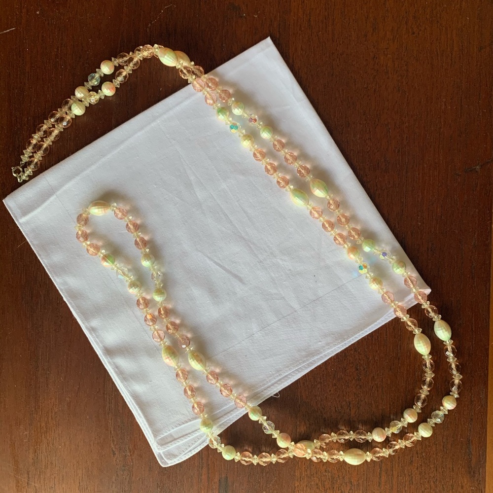 Extra Long Vintage Beaded Necklace